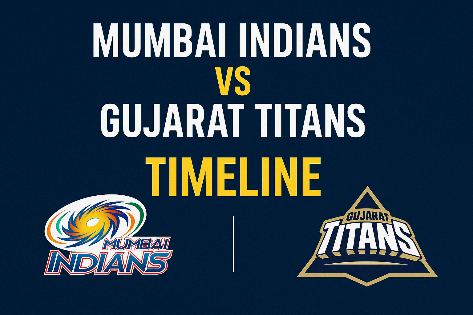 Mumbai Indians vs Gujarat Titans